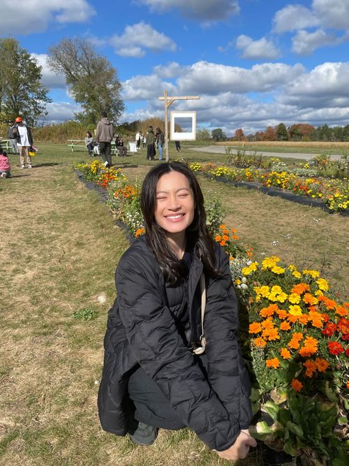 In the garden